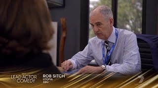 2024 Logies  Rob Sitch wins Best Lead Actor In A Comedy  Utopia [upl. by Ajup273]