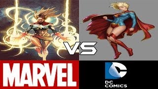 Captain Marvel VS Supergirl CBVS36 [upl. by Ecertak864]