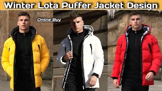 New Winter Lota Puffer Jackets Design For Mens  Best Winter Puffer Jackets Coat [upl. by Airan]