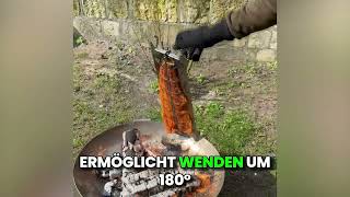 🔥FENNEK Edelstahl Flammlachshalter für Feuerschalen amp Kugelgrills 🔥 [upl. by Sheridan]