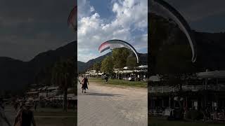 paragliding Fethiye yamaç paraşütü inişi [upl. by Firooc]