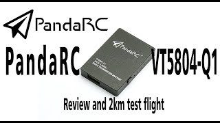 PandaRC VT5804 Q58GHz 25100200400800mW 16CH FPV Transmitter [upl. by Eeclehc77]