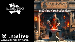 Ultima Online  UOAlive  Crafting a max luck mage suit [upl. by Aihsat934]