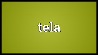 Tela Meaning [upl. by Dympha]