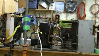 HampsonLinde air liquefier Part 6  Compressor setup [upl. by Arron]