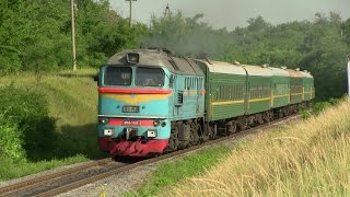 ЧФМ Тепловоз M621060 близ ст Петрешть  CFM M621060 near Petresti station [upl. by Rudolfo423]