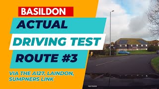 Actual Basildon Driving Test Route 4K  Including Street Names 3 [upl. by Codie794]