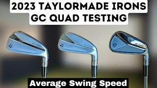 2023 Taylormade Irons Comparison  P7MC P770 P790 amp Stealth  Head 2 Head GC Quad Test [upl. by Schilit943]