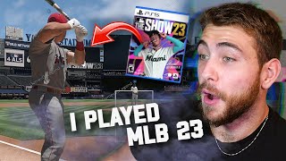 Playing MLB The Show 23 EARLY This Game is DIFFERENT [upl. by Ennyletak]