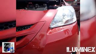 Toyota Yaris 2008 Luces led principales y neblineros ya instaladas TurboLed ILUMINEX [upl. by Imogen]