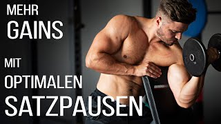 So viel Satzpause brauchst DU für MAXIMALE Gains [upl. by Nymsaj]