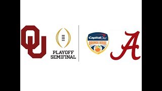 2018 CFP Semifinal Orange Bowl 4 Oklahoma vs 1 Alabama Highlights [upl. by Ahsena327]