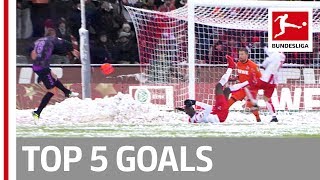 Vidal Kampl Caiuby and More  Top 5 Goals on Matchday 15 [upl. by Annaoj]