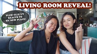 Renovated Living Room Reveal  Elle Uy Reacts To My New Place  Laureen Uy [upl. by Yves]