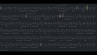 Dissolved Girl Bass Tab by Massive Attack  Guitar only  Guitar tab [upl. by Caspar883]