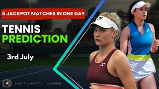 Today Tennis Prediction  Today Tennis Match Prediction  Tennis Trading Tips  Monu Tennis Tips [upl. by Maze]