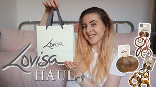 LOVISA HAUL 2020  Earring try on  £20 budget [upl. by Suolevram]