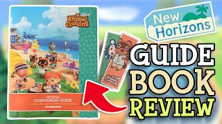 Animal Crossing New Horizons COMPANION GUIDE BOOK REVIEW Everything You Need To Know [upl. by Blasius]