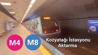 M4 ve M8 Kozyatagi İstasyonu Aktarma Nasıl Yapılır 3 [upl. by Neelram506]