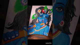 drawinglearning kanhajidrawingwithpencilcolour kanhaji radhekrishna radheradhe jayshreekrishn [upl. by Kimberley]