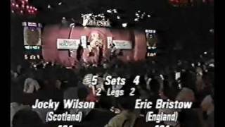 Eric Bristow vs Jocky Wilson  1989 Embassy World Finals  Part 1717 [upl. by Lleruj10]