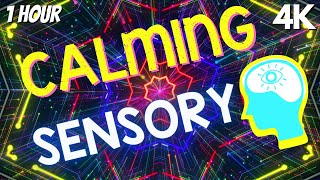 Autism Calming Sensory Music Relaxing Neon Visuals [upl. by Nitaj]