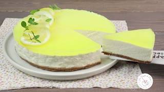 CHEESECAKE AL LIMONE SENZA COTTURA ricetta Ho Voglia di Dolce [upl. by Suirtimid]