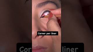 Corner per liner kasis lagyayoutubeshorts makeuptips 💯🔥 [upl. by Arikaahs]