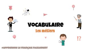 Vocabulaire   les métiers 👷‍♂️👩‍🏫👨‍🔧…… [upl. by Nahum]