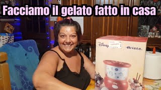 Facciamo il gelato fatto in casa con la gelatiera di topolino [upl. by Harday708]