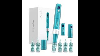 Deenora electric stamp auto microneed derma pen for face and body [upl. by Lelith]