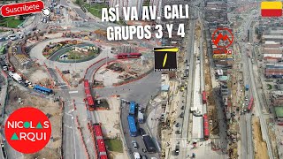 Así va Construcción de TransMilenio Avenida Cali entre Av Villavicencio y Av Américas en Bogotá 🇨🇴 [upl. by Esilahs]