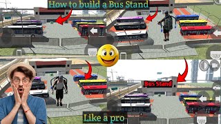 How to build a bus stand 🥰 Indian bike driving 3d 😍 indianbikedriving3d cheatcodes viral [upl. by Lesab]