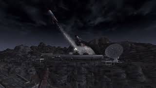 Fallout New Vegas  Rocket Launch Scene [upl. by Wack]