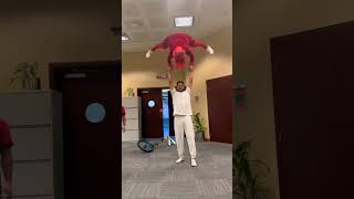 circus acrobat duo comedy entertainment Events tumbling gymnastics christmas love music [upl. by Ainotna]