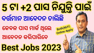 Top 5 Government Job Vacancy in December  Odisha New Job Vacancy 2023  Odisha Govt Jobs 2023 [upl. by Nosro]