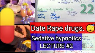 Sedatives Hypnotic Drugs 🛑 Chapter 22 pharmacology minikatzung classification Lecture 2 [upl. by Orr208]