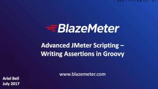 Advanced JMeter Scripting  Writing Assertions in Groovy [upl. by Viking]