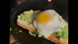 Ultimate Workout Breakfast avacado workout healthy eggsandtoast [upl. by Chouest]