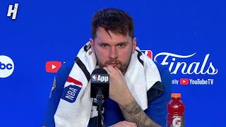 Luka Doncic talks the Finals loss FULL Postgame Interview 🎤 [upl. by Sirdna926]