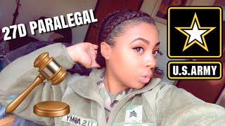 27D ARMY PARALEGAL  DAY IN THE LIFE 2019 [upl. by Ullund]