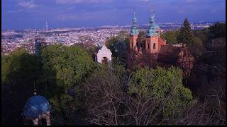 Strahovsky klaster view of Prague Czech Republic [upl. by Oinoitna77]