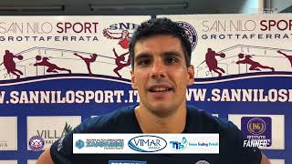 San Nilo Grottaferrata VS Fortitudo Scauri  Intervista a Marco Reali [upl. by Thora]