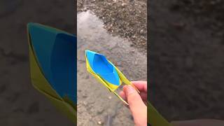 how to make paper boat  easy paper toy  how to make water boat ⛵ [upl. by Boak283]