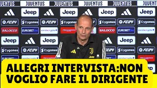 ALLEGRI INTERVISTANON VOGLIO FAARE L ALLENATORE [upl. by Fitton705]