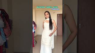 Myntra festive wear saree haul sareehaul myntrasaree partywearsaree youtubeshorts myntra ✨✨ [upl. by Atineb]