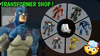 Rope Hero Transformer Shop In Rope Hero Vice Town [upl. by Ynattib]