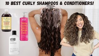 10 Shampoo amp Conditioners for CurlyWavy Hair Drug store and High End Options [upl. by Ani]