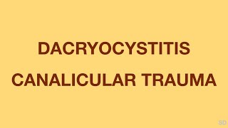 Oculoplasty Session 31 Trauma Infection and Neoplasm of Lacrimal Drainage Pathways [upl. by Nerrat]