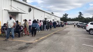 Massive line of voters at Berkeley County Voter Registration amp Election Commission Office [upl. by Lane]